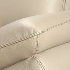 Loftscape Sofa Sharon (2,5-Sitzer) Echtleder Beige - Kopfstütze verstellbar -Wohnzimmermöbel boutique en ligne sofa sharon 2 5 sitzer echtleder beige 415800