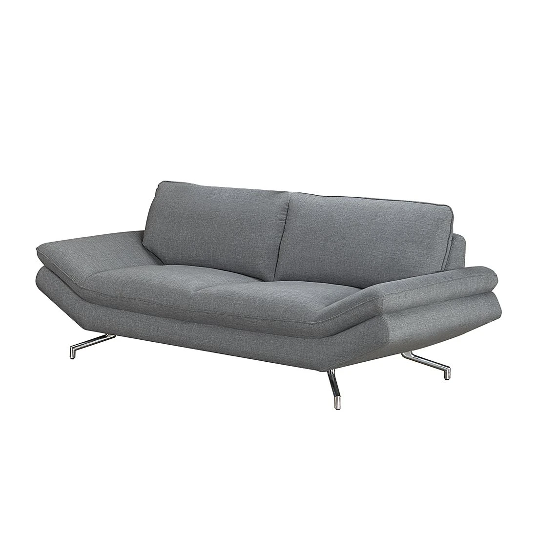 Loftscape Sofa Sharon (3-Sitzer) Webstoff - Grau - Keine Funktion 1 Loftscape Sofa Sharon (3-Sitzer) Webstoff - Grau - Keine Funktion