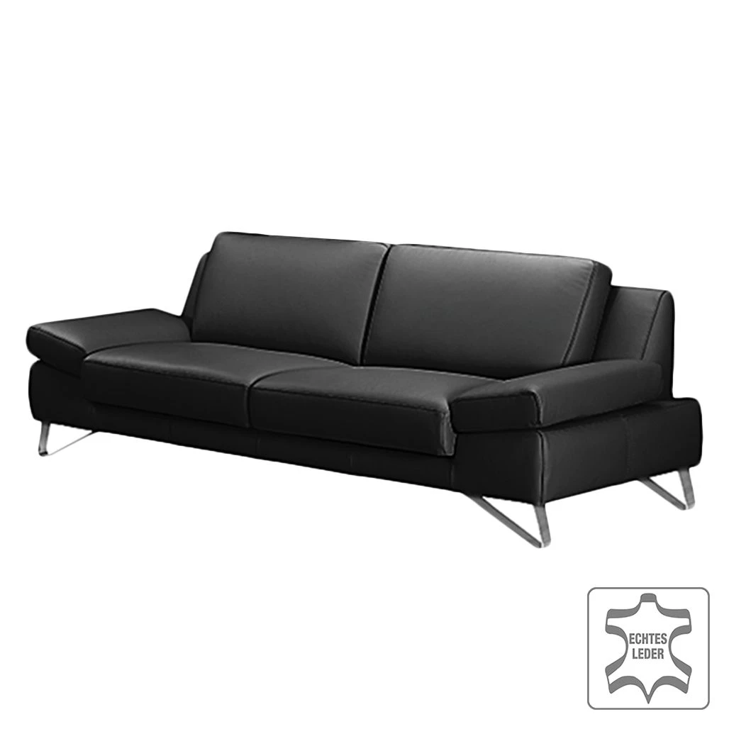 Loftscape Sofa Silvano (2,5-Sitzer) Echtleder - Schwarz - Keine Funktion 1 Loftscape Sofa Silvano (2,5-Sitzer) Echtleder - Schwarz - Keine Funktion