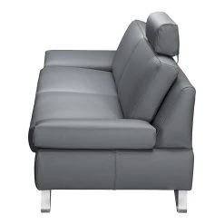 Loftscape Sofa Silvano (2,5-Sitzer) - Kunstleder Grau - Kopfstütze verstellbar -Wohnzimmermöbel boutique en ligne sofa silvano 2 5 sitzer kunstleder grau 443525