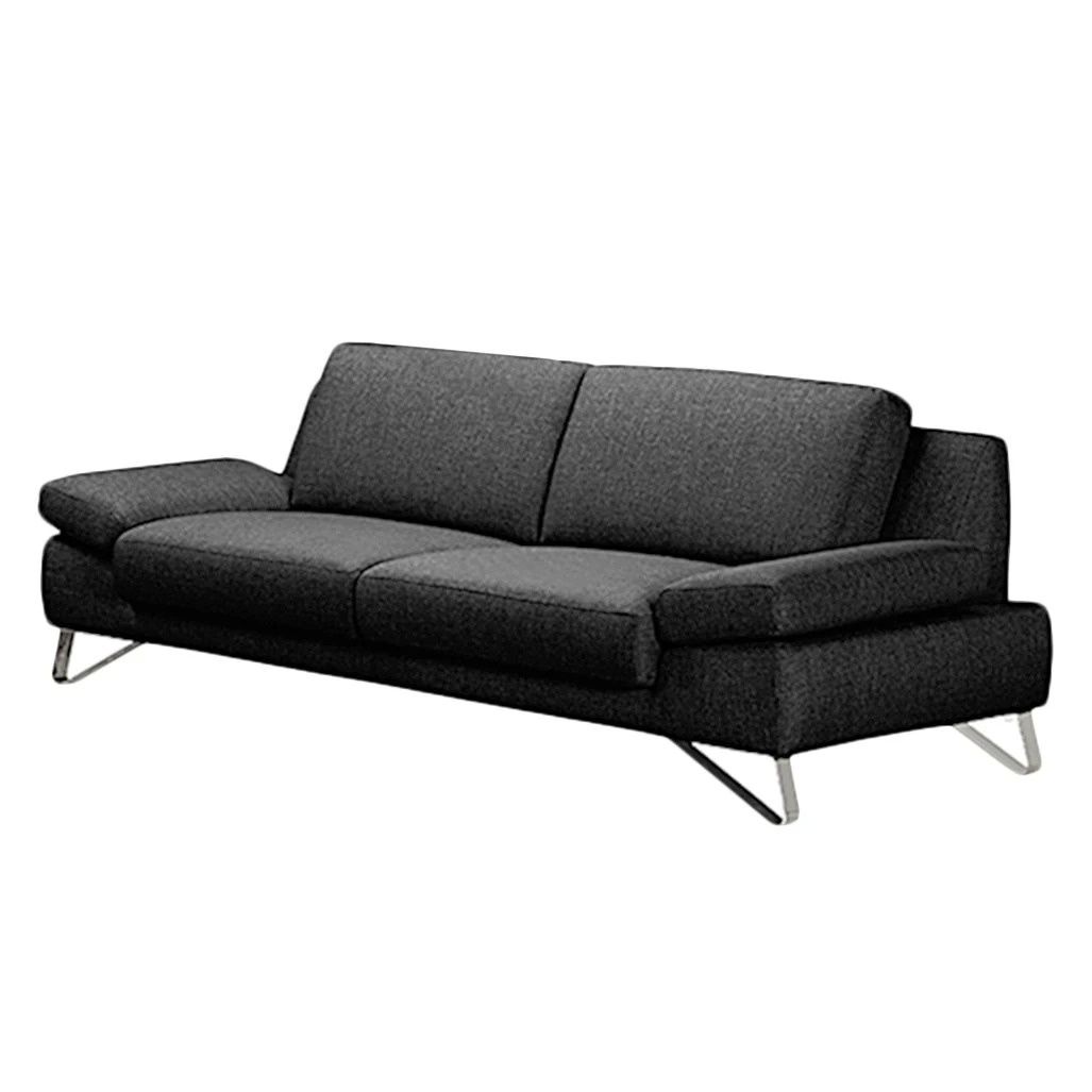 Loftscape Sofa Silvano (2,5-Sitzer) - Webstoff Schwarz - Keine Funktion 1 Loftscape Sofa Silvano (2,5-Sitzer) - Webstoff Schwarz - Keine Funktion
