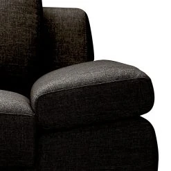 Loftscape Sofa Silvano (3-Sitzer) Webstoff - Braun-Schwarz - Kopfstütze verstellbar -Wohnzimmermöbel boutique en ligne sofa silvano 3 sitzer webstoff braun schwarz 442490