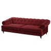 Jack & Alice Sofa Thory (3-Sitzer) - Rot