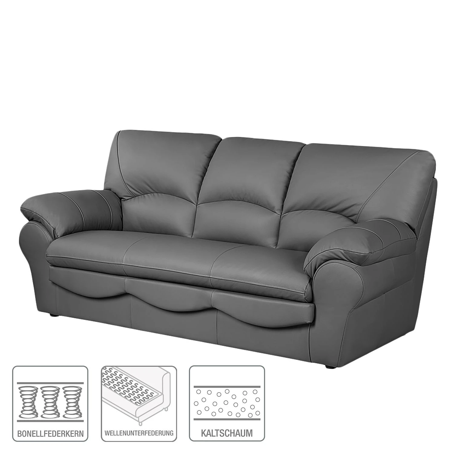 Modoform Sofa Torsby (3-Sitzer) - Kunstleder 2 Modoform Sofa Torsby (3-Sitzer) - Kunstleder – Bild 2
