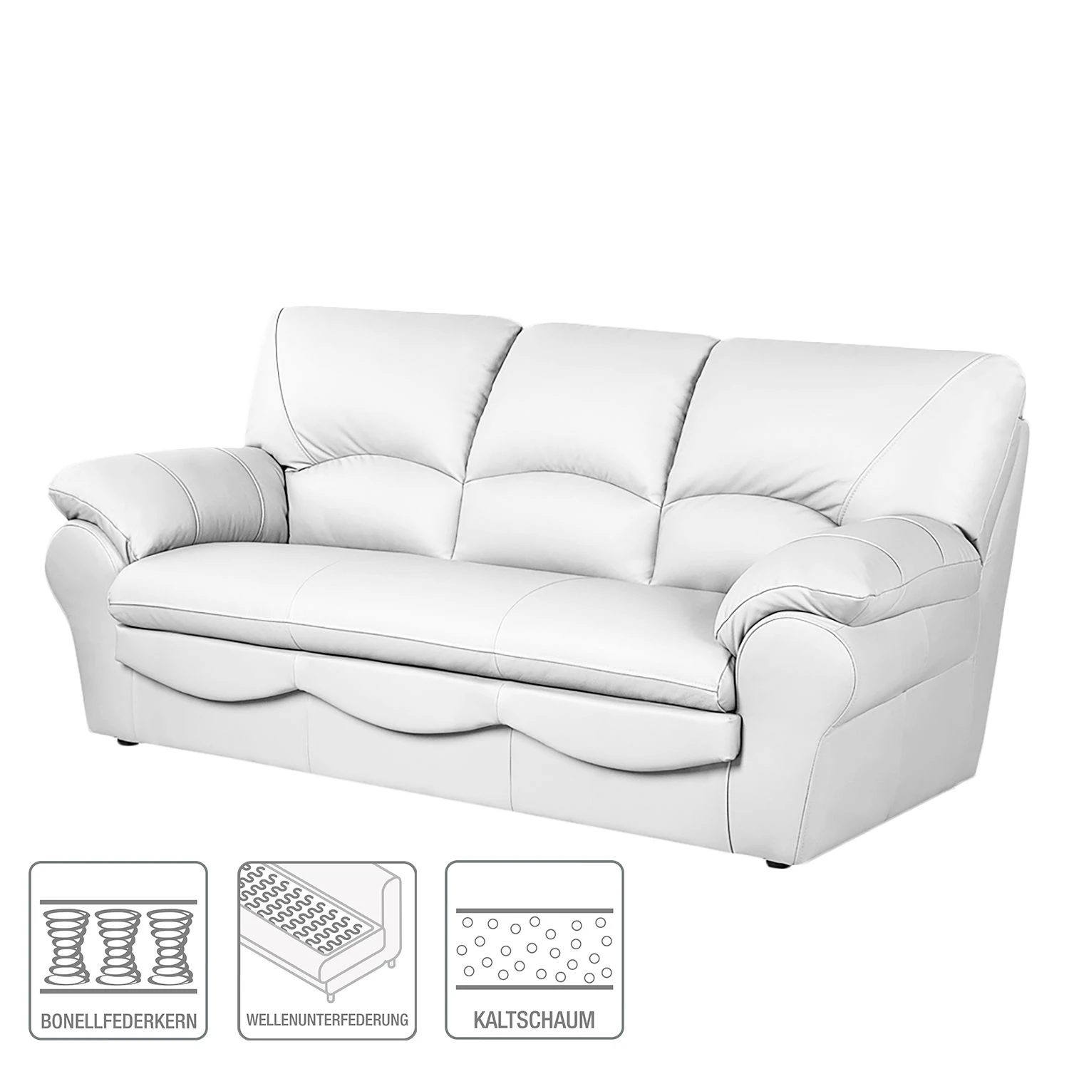 Modoform Sofa Torsby (3-Sitzer) - Kunstleder 2 Modoform Sofa Torsby (3-Sitzer) - Kunstleder – Bild 2