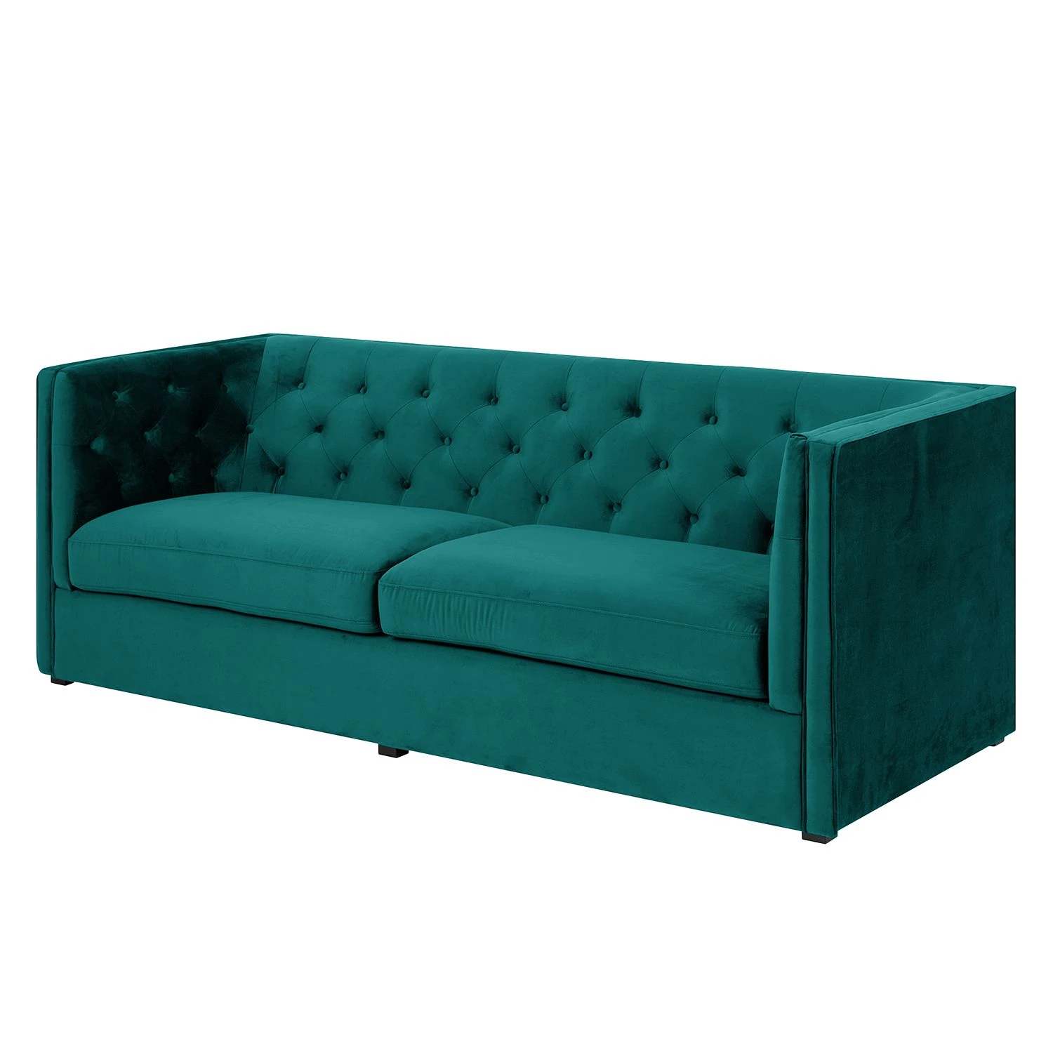 Jack & Alice Sofa Tremont Microfaser (3-Sitzer) - Petrol 1 Jack & Alice Sofa Tremont Microfaser (3-Sitzer) - Petrol