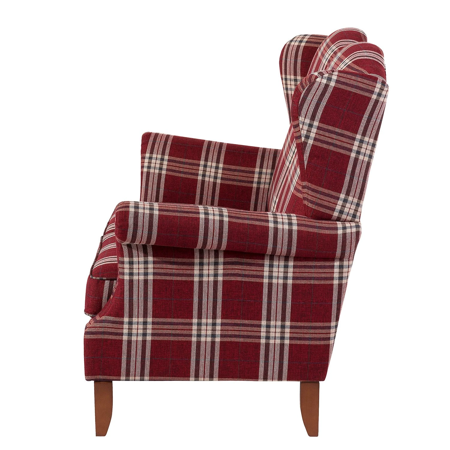 Max Winzer Sofa Verita (2-Sitzer) - Strukturstoff - Rot kariert 5 Max Winzer Sofa Verita (2-Sitzer) - Strukturstoff - Rot kariert – Bild 5