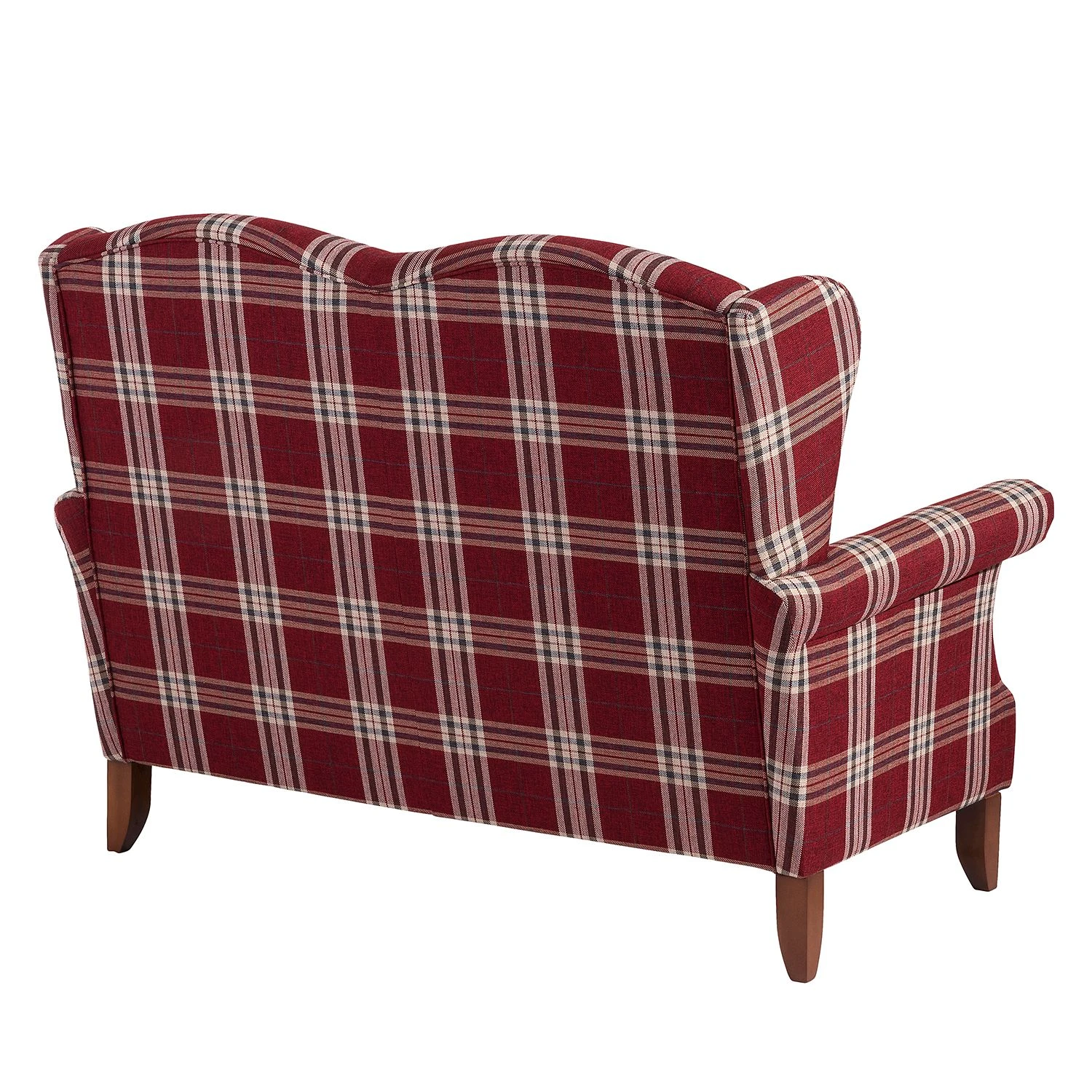 Max Winzer Sofa Verita (2-Sitzer) - Strukturstoff - Rot kariert 7 Max Winzer Sofa Verita (2-Sitzer) - Strukturstoff - Rot kariert – Bild 7