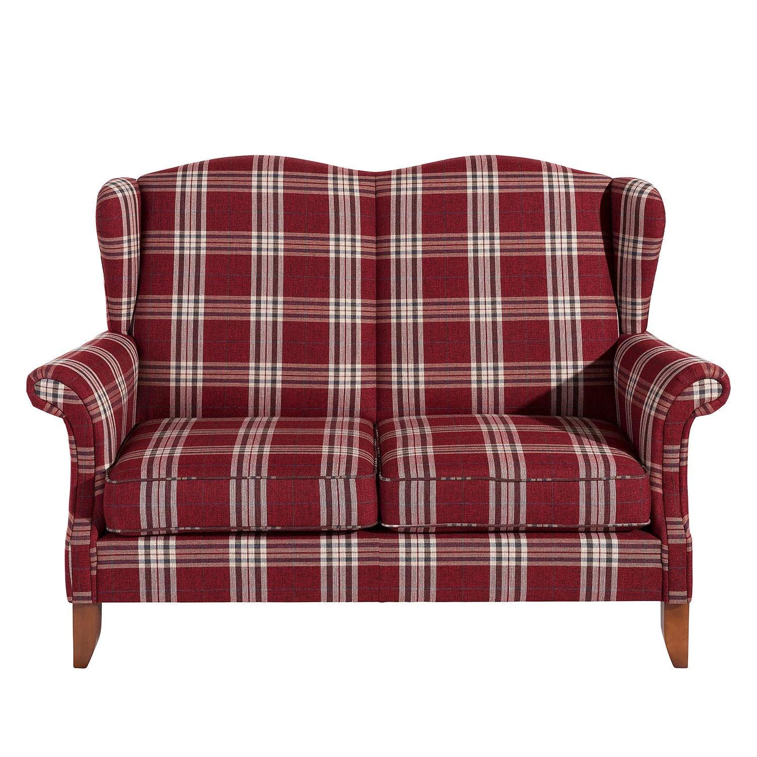 Max Winzer Sofa Verita (2-Sitzer) - Strukturstoff - Rot kariert 8 Max Winzer Sofa Verita (2-Sitzer) - Strukturstoff - Rot kariert – Bild 8