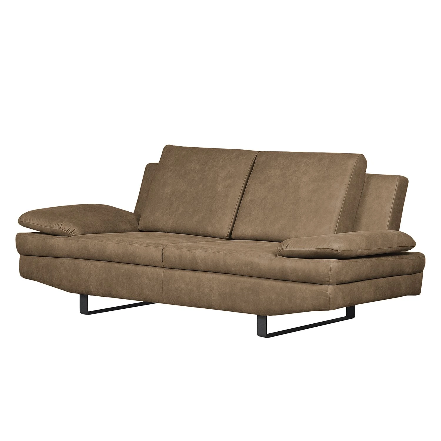 Fredriks Sofa Yovanna (2-Sitzer) Antiklederlook - Schlamm 1 Fredriks Sofa Yovanna (2-Sitzer) Antiklederlook - Schlamm
