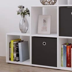 VCM Stufenregal Nitas - Weiß -Wohnzimmermöbel boutique en ligne standregal nitas weiss 5054000