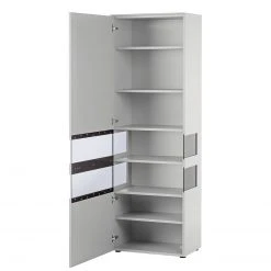 GWINNER Wohnwand Anzio I (4-teilig) - Matt Weiß - Glastür links - Mit Beleuchtung 14 GWINNER Wohnwand Anzio I (4-teilig) - Matt Weiß - Glastür links - Mit Beleuchtung -Wohnzimmermöbel boutique en ligne standvitrine anzio ohne beleuchtung weiss tueranschlag links 4524856