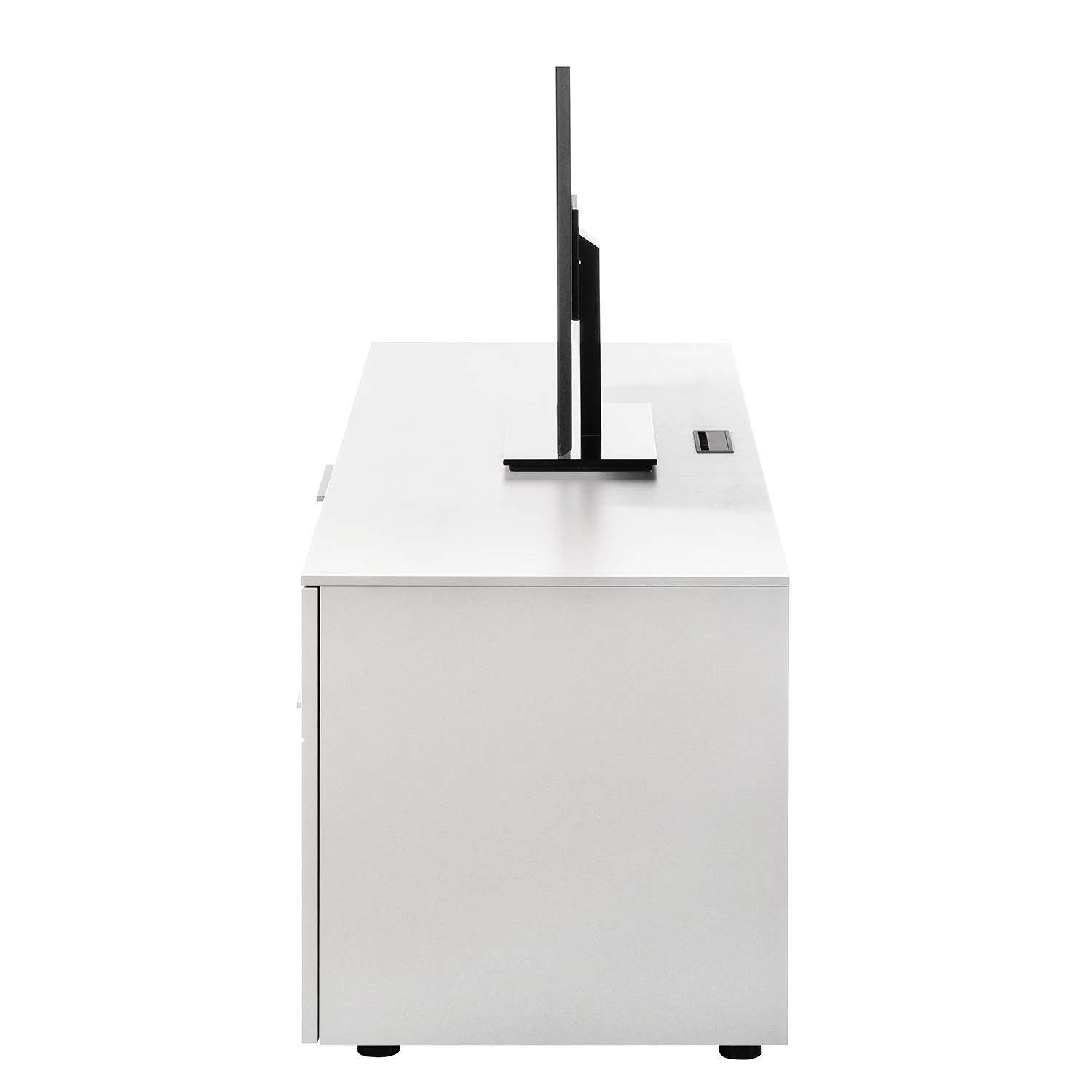 GWINNER TV-Lowboard Anzio I - Matt Weiß / Balkeneiche 6 GWINNER TV-Lowboard Anzio I - Matt Weiß / Balkeneiche – Bild 6