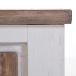 Maison Belfort TV-Lowboard Doral - Akazie teilmassiv - Braun / Weiß 8 Maison Belfort TV-Lowboard Doral - Akazie teilmassiv - Braun / Weiß -Wohnzimmermöbel boutique en ligne tv lowboard doral akazie teilmassiv braun weiss 1962166