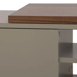 Temahome TV-Lowboard Echo - Grau / Walnuss -Wohnzimmermöbel boutique en ligne tv lowboard echo weiss walnuss 3955156