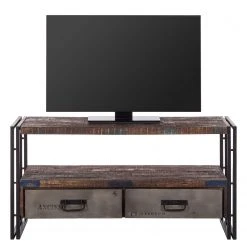 Red Living TV-Lowboard Factory II - Mango massiv / Metall - Vintage Braun -Wohnzimmermöbel boutique en ligne tv lowboard factory ii mango massiv metall vintage braun 3627701