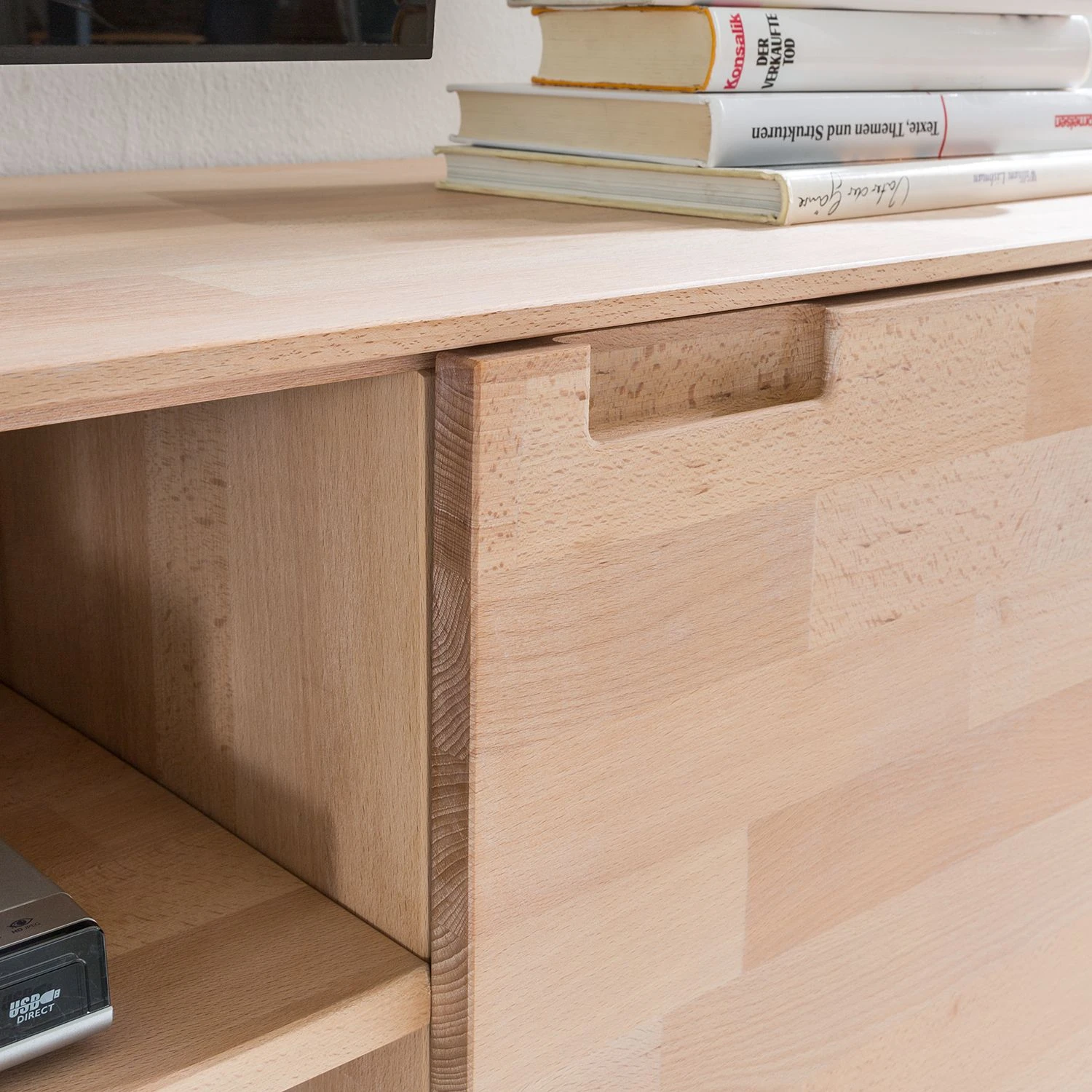 Mørteens TV-Lowboard Finsby - Buche massiv 8 Mørteens TV-Lowboard Finsby - Buche massiv – Bild 8