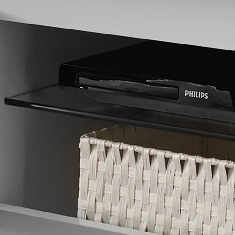 LC Spa TV-Lowboard Forenza - Hellbraun / Weiß 4 LC Spa TV-Lowboard Forenza - Hellbraun / Weiß – Bild 4