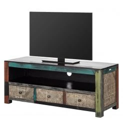 Wolf-Möbel TV-Lowboard Goa I - Mango teilmassiv - Mango Dunkelbraun