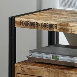 Wolf-Möbel TV-Lowboard Iron - Mango massiv / Eisen -Wohnzimmermöbel boutique en ligne tv lowboard iron mango massiv eisen 3718073