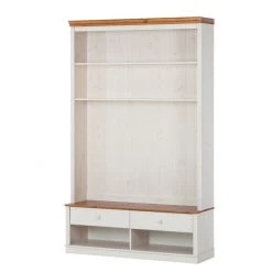 Maison Belfort TV-Wand Lillehammer I - Kiefer massiv - Kiefer Weiß / Kiefer Honig -Wohnzimmermöbel boutique en ligne tv lowboard lillehammer ii kiefer massiv weiss kiefer 1053898