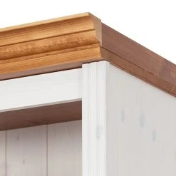 Maison Belfort TV-Wand Lillehammer I - Kiefer massiv - Kiefer Weiß / Kiefer Honig -Wohnzimmermöbel boutique en ligne tv lowboard lillehammer ii kiefer massiv weiss kiefer 1053914