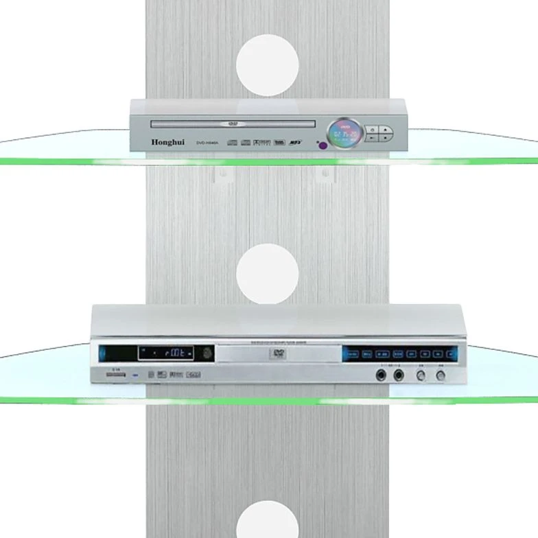 Jahnke TV-Rack CU-MR 50 (inkl. Beleuchtung) - Aluminium/Glas 4 Jahnke TV-Rack CU-MR 50 (inkl. Beleuchtung) - Aluminium/Glas – Bild 4