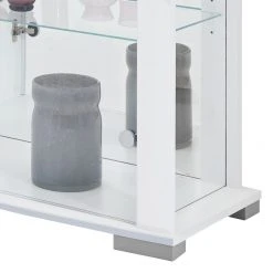 Fredriks Vitrine Nysa - Inkl. Beleuchtung - Hochglanz Weiß -Wohnzimmermöbel boutique en ligne vitrine nysa inkl beleuchtung hochglanz weiss 3208965