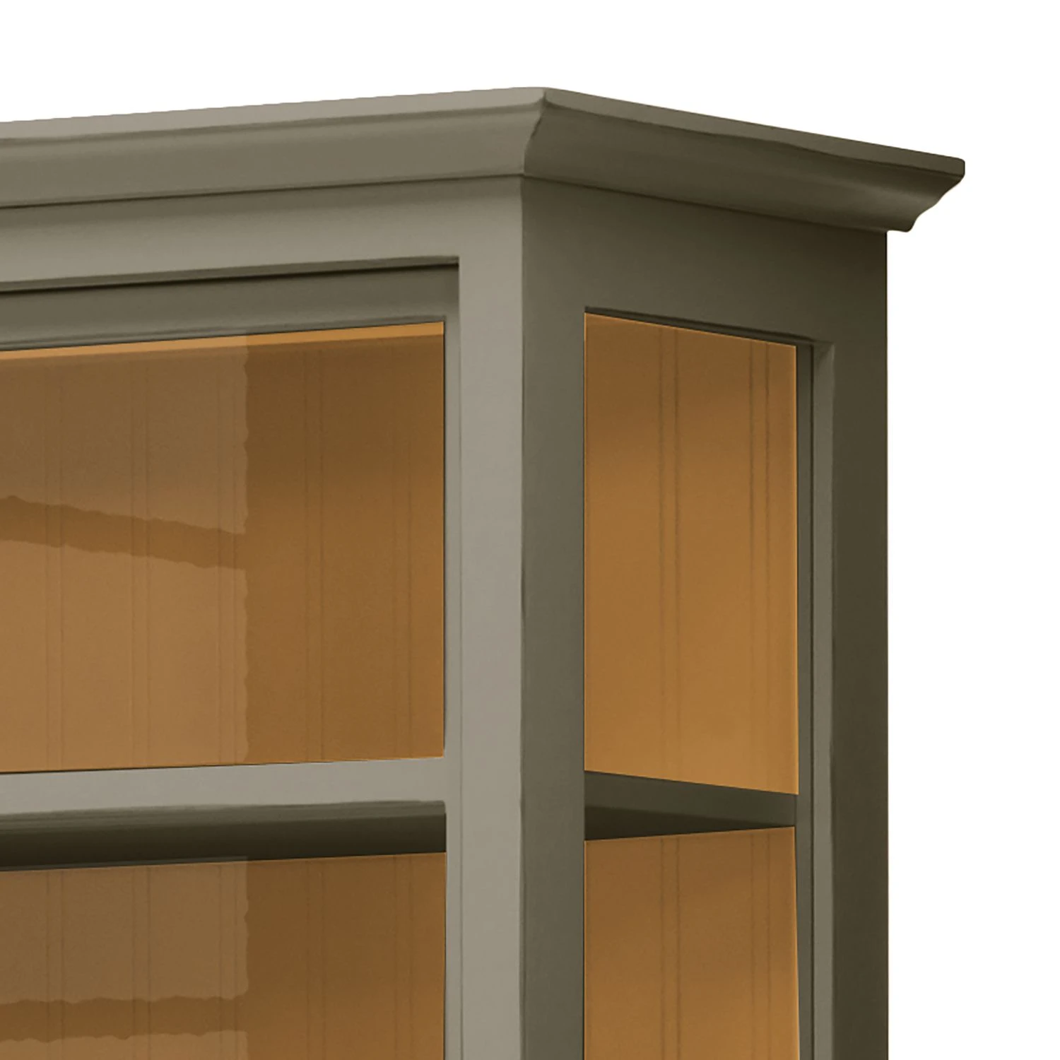 Maison Belfort Vitrinenschrank Azjana - Granit / Pinie Honig 5 Maison Belfort Vitrinenschrank Azjana - Granit / Pinie Honig – Bild 5