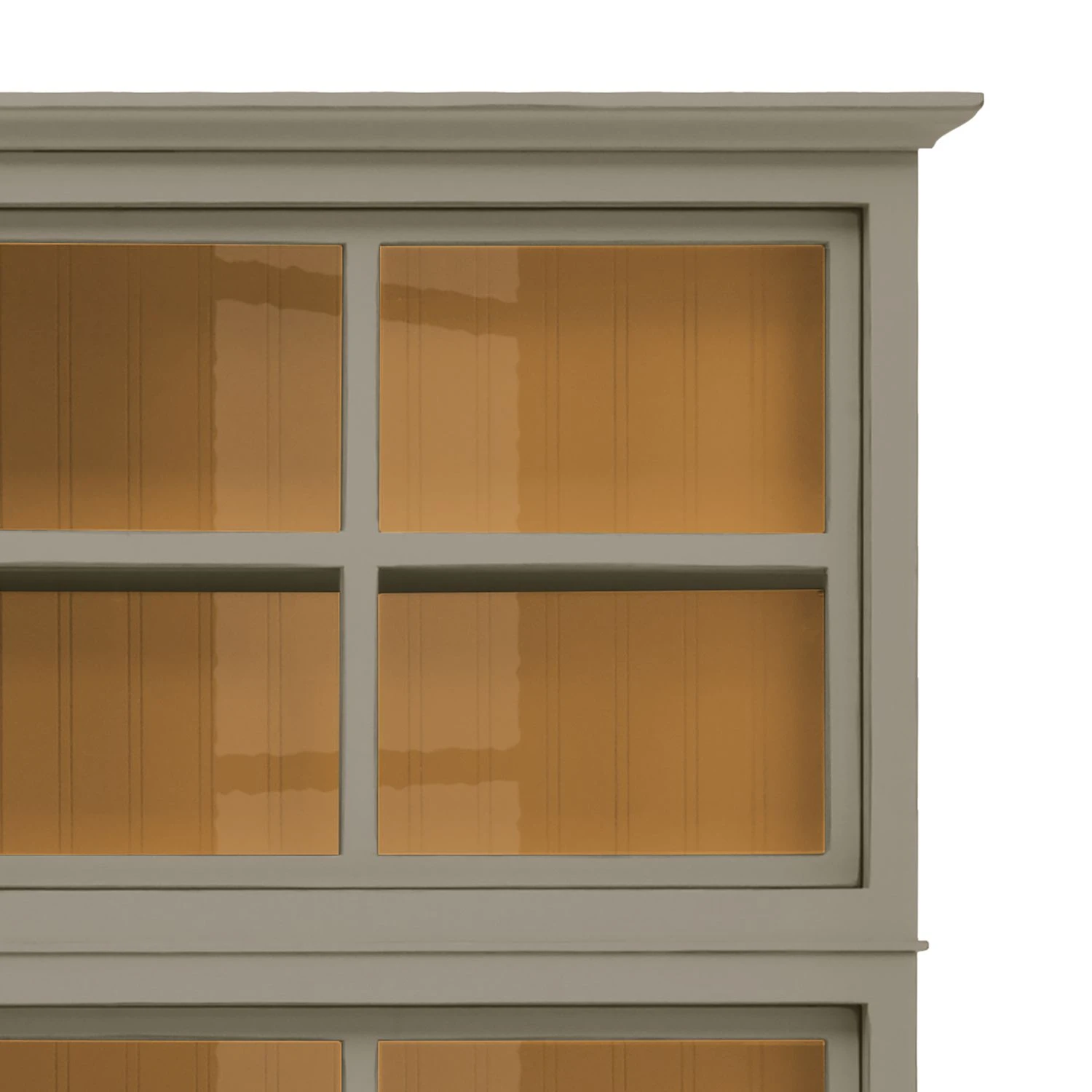 Maison Belfort Vitrinenschrank Azjana - Granit / Pinie Honig 7 Maison Belfort Vitrinenschrank Azjana - Granit / Pinie Honig – Bild 7