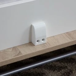 Loftscape Schrankbett-Kombination Godia II - Weiß / Eiche Sonoma Dekor - Bonellfederkernmatratze -Wohnzimmermöbel boutique en ligne wandklappbett kombination godia ii bonellfederkernmatratze weiss eiche sonoma dekor 1722942