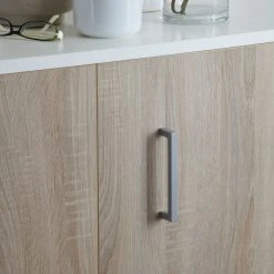 Loftscape Schrankbett-Kombination Godia II - Weiß / Eiche Sonoma Dekor - Bonellfederkernmatratze -Wohnzimmermöbel boutique en ligne wandklappbett kombination godia ii bonellfederkernmatratze weiss eiche sonoma dekor 1722946