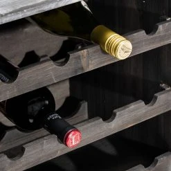 PureDay Weinregal Claire - Tannenholz - Grün -Wohnzimmermöbel boutique en ligne weinregal claire tannenholz gruen 3440165