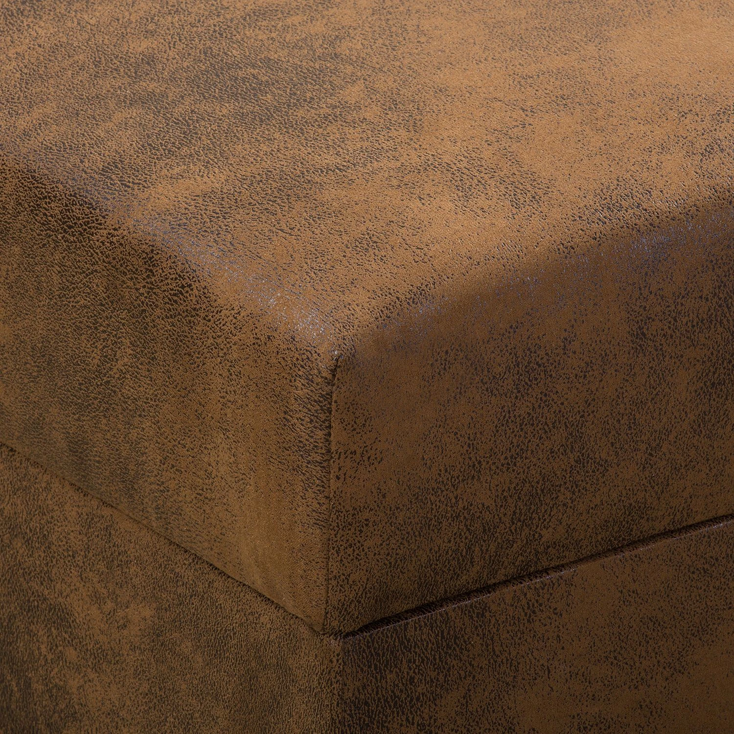 Mooved Wohnlandschaft Sibenik - (mit Schlaffunktion) - Antiklederoptik - Braun - Longchair davorstehend rechts / Ottomane links 19 Mooved Wohnlandschaft Sibenik - (mit Schlaffunktion) - Antiklederoptik - Braun - Longchair davorstehend rechts / Ottomane links – Bild 19