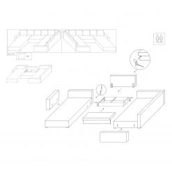 Fredriks Wohnlandschaft Sibenik - (mit Schlaffunktion) - Kunstleder/Strukturstoff - Anthrazit - Longchair davorstehend links / Ottomane rechts 41 Fredriks Wohnlandschaft Sibenik - (mit Schlaffunktion) - Kunstleder/Strukturstoff - Anthrazit - Longchair davorstehend links / Ottomane rechts -Wohnzimmermöbel boutique en ligne wohnlandschaft sibenik kunstleder strukturstoff anthrazit longchair davorstehend links ottomane rechts 4961656 1