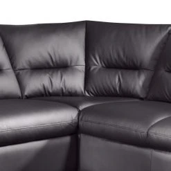 Cotta Ecksofa Doug Echtleder Schwarz - Ecke davorstehend rechts -Wohnzimmermöbel boutique en ligne wohnlandschaft william mit schlaffunktion echtleder schwarz bettfunktion davorstehend links 343090