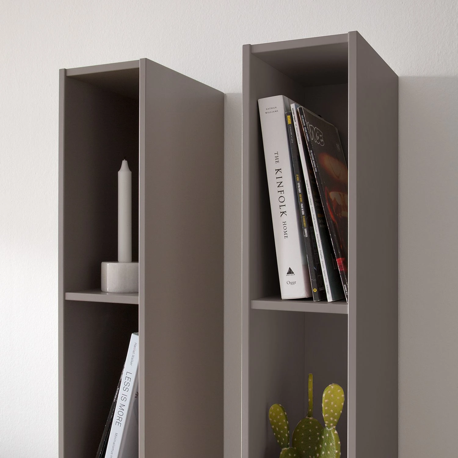 GWINNER Wandregal Anzio I - Matt Fango - Höhe: 108 cm 3 GWINNER Wandregal Anzio I - Matt Fango - Höhe: 108 cm – Bild 3
