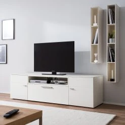 GWINNER TV-Lowboard Anzio II - Matt Weiß 13 GWINNER TV-Lowboard Anzio II - Matt Weiß -Wohnzimmermöbel boutique en ligne wohnwand anzio iii 3 teilig matt weiss 4626444