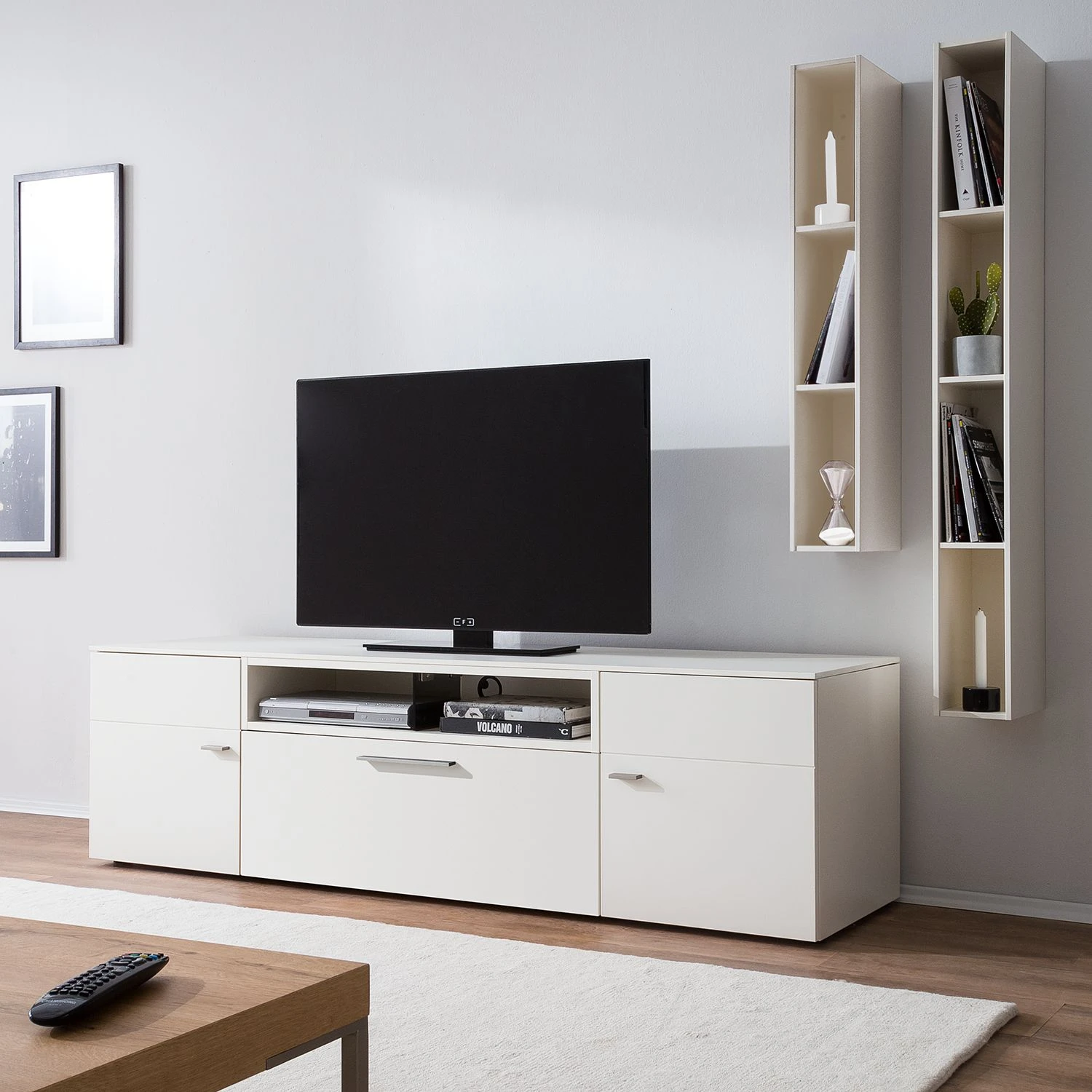 GWINNER TV-Lowboard Anzio II - Matt Weiß 4 GWINNER TV-Lowboard Anzio II - Matt Weiß – Bild 4