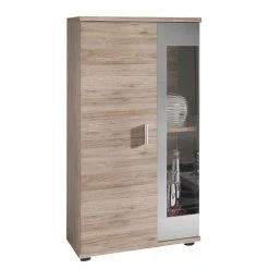 Mooved Wohnwand Baceno (4-teilig) - Eiche Sanremo Dekor - Ohne Beleuchtung -Wohnzimmermöbel boutique en ligne wohnwand baceno 4 teilig eiche san remo dekor 2271142