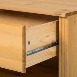 Maison Belfort Wohnwand Lillehammer III (3-teilig) - Kiefer massiv - Kiefer Natur -Wohnzimmermöbel boutique en ligne wohnwand lillehammer iii 3 teilig kiefer massiv kiefer 1655230