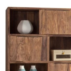 Ars manufacti Wohnwand Trangle (3-teilig) - Sheesham massiv -Wohnzimmermöbel boutique en ligne wohnwand trangle 3 teilig sheesham massiv 3248181