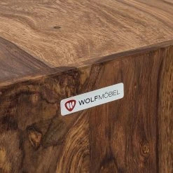 Wolf-Möbel Würfel Yoga - Sheesham massiv - Natur -Wohnzimmermöbel boutique en ligne wuerfel yoga sheesham massiv natur 447889