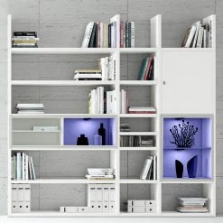 Loftscape XL Regalwand Emporior IV - Hochglanz Weiß / Weiß - Mit Beleuchtung 6 Loftscape XL Regalwand Emporior IV - Hochglanz Weiß / Weiß - Mit Beleuchtung -Wohnzimmermöbel boutique en ligne xl regalwand emporior iv rgb led beleuchtung hochglanz weiss weiss 3397721