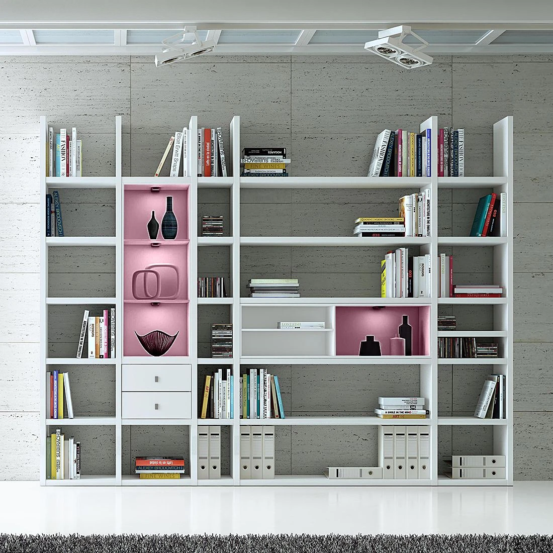 Wohnzimmermöbel boutique en ligne 54 Wohnzimmermöbel boutique en ligne -Wohnzimmermöbel boutique en ligne xxl regalwand emporior vii rgb led beleuchtung weiss 3397153